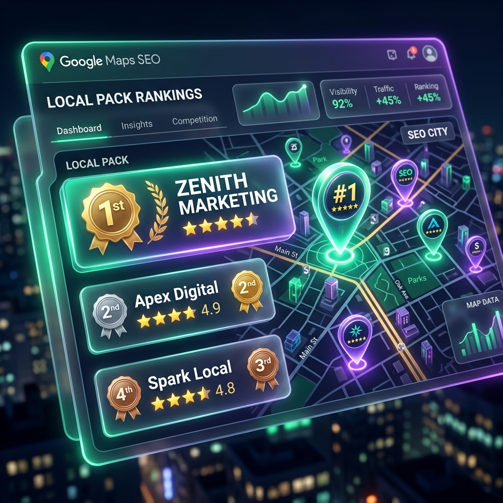 Mojomax Google Maps 3-Pack Ranking Booster Visual